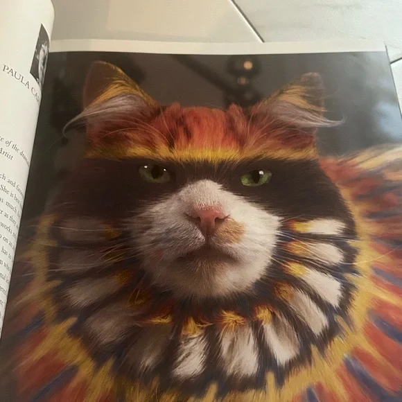 Colorful Vintage Cat Art Print Book Home Decor “Why Paint Cats” - Picture 5 of 15
